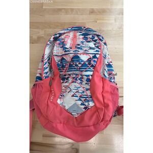 The North Face Coral Pink Geometric Jester Backpack Laptop Daypack